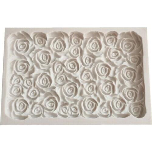 2021 New Flower Silicone Cake Mold Rose Shape Chocolate Fondant Mold Bakeware Tools Jelly Pudding Mould Decorating Border