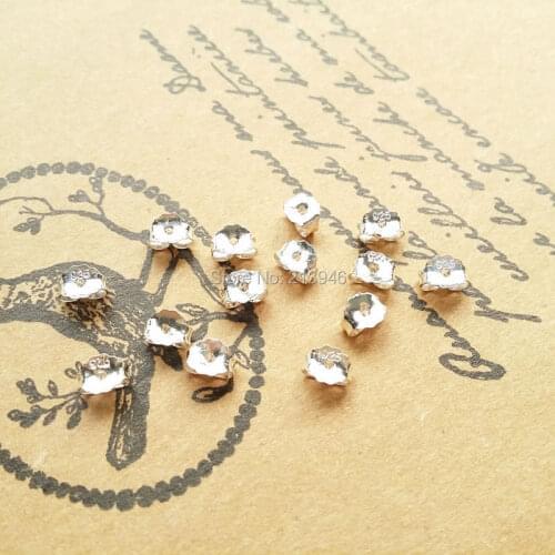 4*5MM (12g=200pcs) / Pack " Fake One Penalty Ten " 925 Sterling Silver Earring Back Jewelry Findings & Accessories