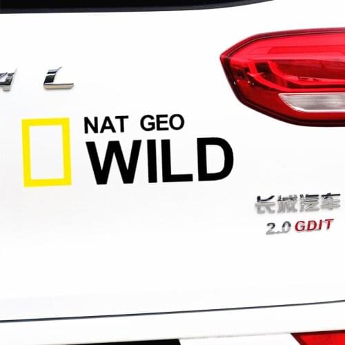 Car Stickers National Geographic Wild Funny Creative Decals Decoration For Windshield Trunk Auto Tuning Styling Vinyls D40