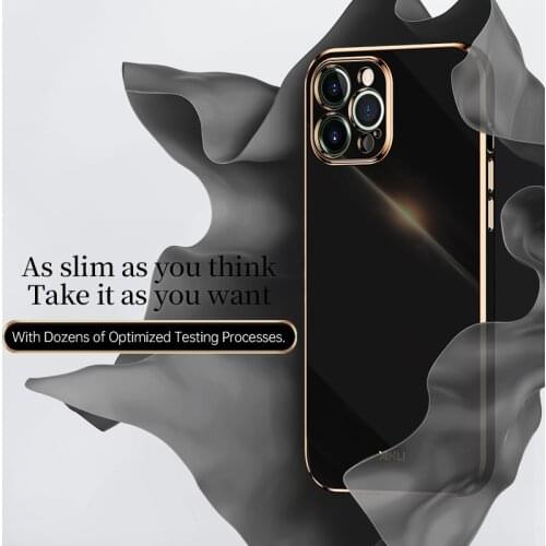 Colorful Plating Phone Case For Apple iPhone 12 11 Pro XS Max XR X 7 8 6S 6 Plus SE 2020 Slim Soft Silicone Cover Shell Case