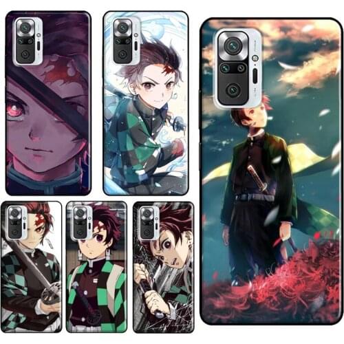 Kamado Tanjirou Demon Slayer For Xiaomi Redmi Note 10 Pro 8T 9S Note 7 8 9 Pro Phone Case For Redmi 9C 9T 9 9A 8A K40