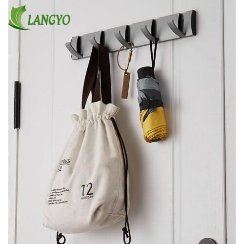 Door Hanger Clothes Hook Towel Holder Wall mounted Racks For Towels Golden Bathroom Accessories Grey Bag Hangers Small Hooks