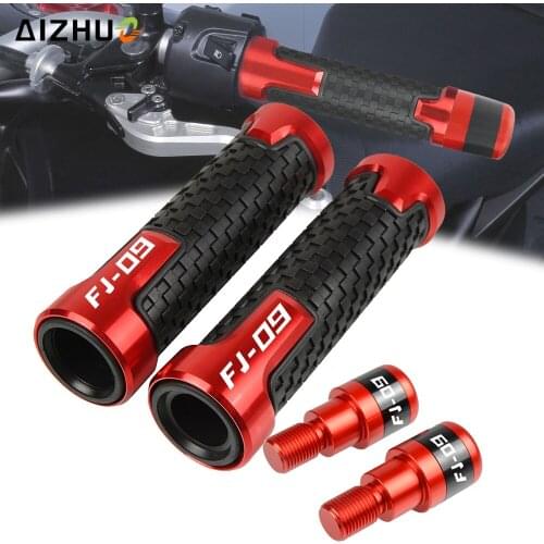FJ09 Motorcycle Accessories Handlebar Grips Handle Bar Cap End FOR YAMAHA MT-09 TRACER / FJ09 2015-2016 7/8"22mm CNC Aluminum