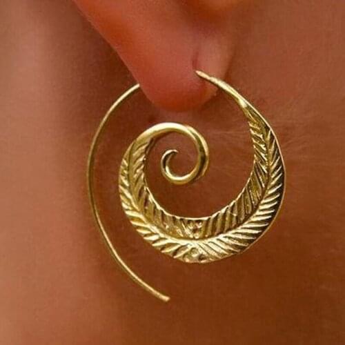 INFERY Women's Gold Earrings
