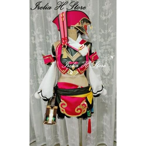 Irelia H Store Genshin Impact Yan Fei Cosplay Costume Full set with shoes High Quality Custom made/size