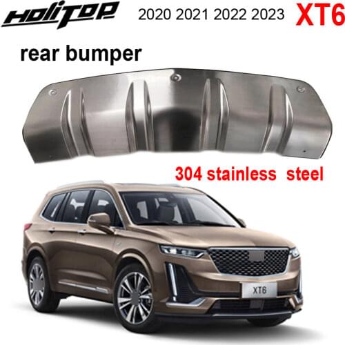 HOT stainless steel bumper cover protection skid plate for Cadillac XT6 2017-2020.real ISO9001 quality.for protect your car