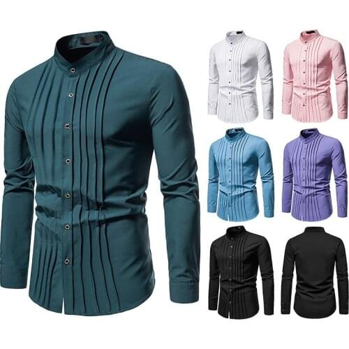 Мужские полосатые рубашки LUCLESAM China At AliExpress