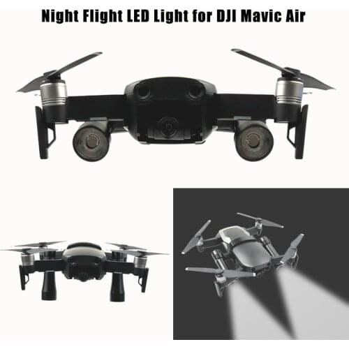 Night LED Lamp Aerial Flying Flashlight Extended Bracket Holder Camera Connect With AA Batteries For DJI Mavic Air Drone Light