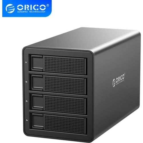 ORICO 35 Series 4 Bay HDD Docking Station 64TB With Dual Chip 150W Built-in Power Hard Drive Case For 2.5 3.5 Inch Hard Drives