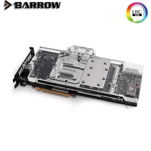 Barrow Full Cover GPU Water Cooling Blocks, For All Brands And Models Graphics Card Water Cooling Radiating Custom Water Block