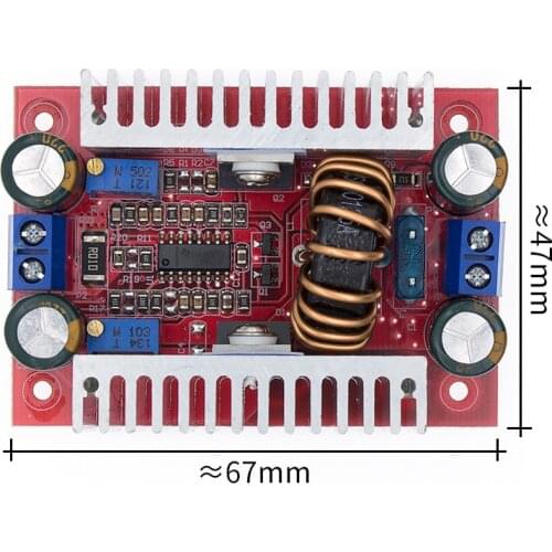 DC 400W 15A Step-up Boost Converter Constant Current Power Supply LED Driver 8.5-50V to 10-60V Voltage Charger Step Up Module