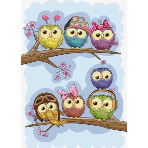Animal owl Transparent Silicone Clear Rubber Stamp Sheet Cling Scrapbooking DIY Cute Pattern Photo Album PaperCard Decor Stamp