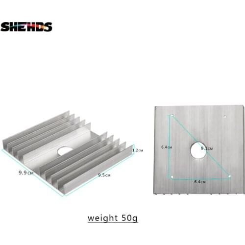 SHEHDS Extruded Aluminum Heatsink For LED Par Or Moving Head Lighting Electronic Power Board Heat Dissipation Cooling Cooler