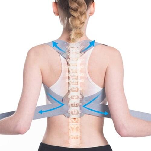 Adjustable Posture Corrector Magnetic Therapy Posture Corrector Brace Adjustable Shoulder Back Brace Support Belt