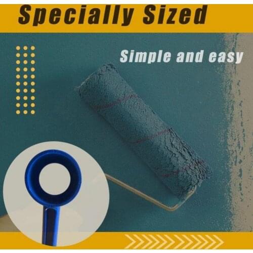 Paint Roller Squeegee Roller Saver Cleaner Paint Scraping Cleaning Tool for 4.5/5cm In Diamater Easy Use Save Paint