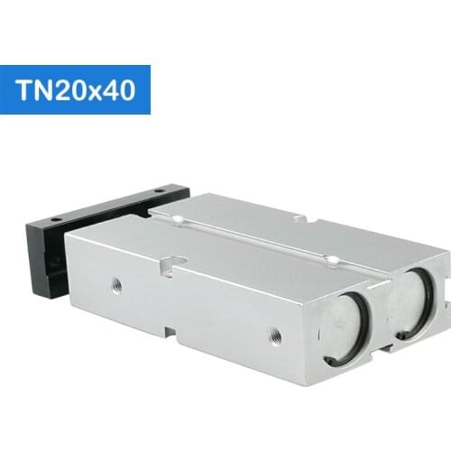 TN20*40-S Free shipping 20mm Bore 40mm Stroke Compact Air Cylinders TN20X40-S Dual Action Air Pneumatic Cylinder