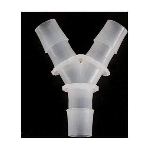 10pcs ID 2.4~15.8mm Y Type Tee Splitter Water Connector Joint Adapter Pipe Tube Hose Garden Lawn Irrigation System Parts 3-way