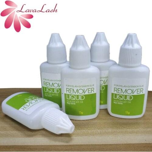 5 bottles Original Korea Liquid Remover for Eyelash Extensions 15g False eyelash glue remover lash Beauty Makeup Tools shop