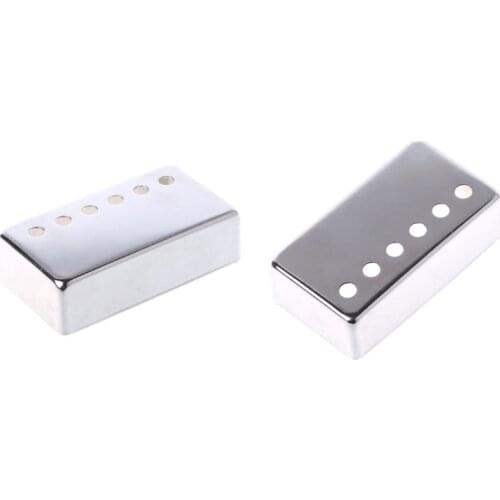 N0HA Electric Guitar Accessorie 6 Holes Silver LP Pickup Cover Humbucker 50 52 Copper