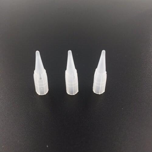 Free shipping 500pcs Bulk Tattoo Permanent makeup needle tips Traditional needle caps for 1R tattoo machine Needle caps tips