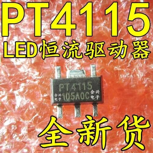 LED Driver Chip Pt4115 SOT-89 Real Brand New & Original! Just Change It