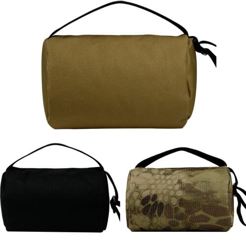 Cylindrical Shooting Bag Outdoor Military Sniper Shooting Target Stand Hunting Gun Bag Hunting Accessories