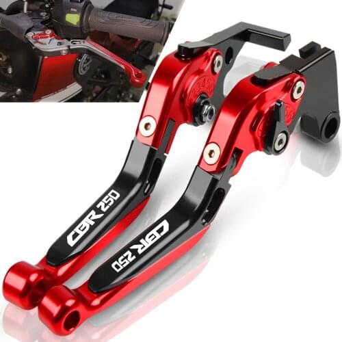 For HONDA CBR250R 2011 2012 2013 2014 2015 2016 2017 2018 Motorcycle Adjustable Extendable Foldable Brake Clutch Levers CBR 250R