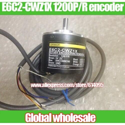 1pcs photoelectric encoder E6C2-CWZ1X 1200P/R for Omron / 1200 line incremental rotary encoder