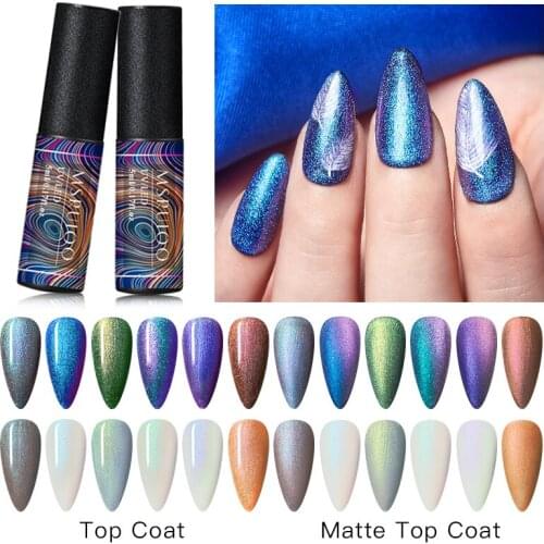 MSRUIOO 5ml Chameleon Holographic Gel Polish Sequins Glitter Soak Off UV Gel Varnish Nail Art Lacquer Enamel Manicure Tools