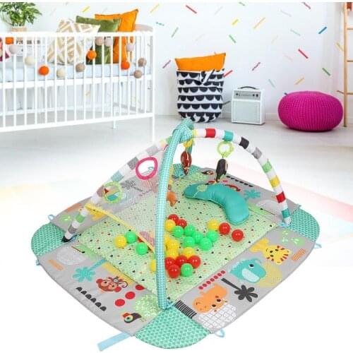 Playing Mat Crawling Pads Baby Fence Ocean Ball Fitness Rack Sleeping With Comfortable Pillow Toddler Safety Protection Toys HWC