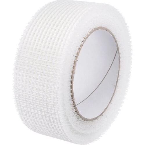Uxcell Drywall Joint Tape Self-Adhesive Fiberglass 1.9-inch x 98-feet Repair Patch Wall Hole Crack Mesh Size 3.5mm