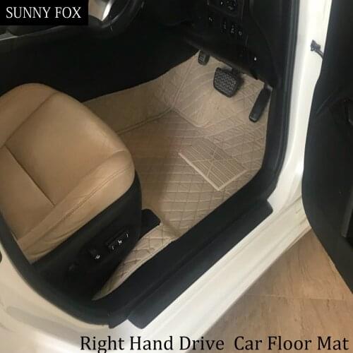 Right hand drive / RHD / UK Car floor mats for BMW 5 series E39 E60 E61 F10 F11 F07 GT 520i 525i 528i 530i 535i 530d 5D carpet l