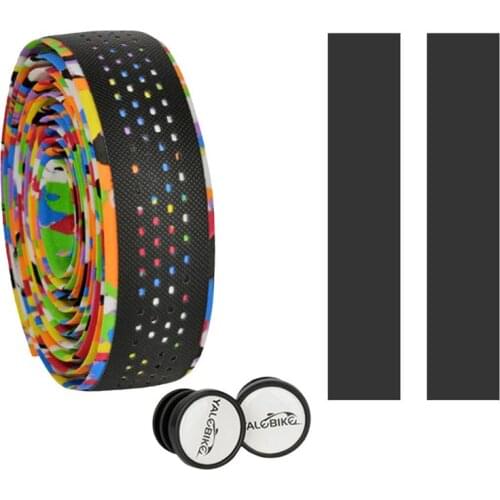 Bike Bicycle Handlebar Tape Road Cycling Handle Belt EVA+Silicone+Sponge Non-slip Belt Bike Accessories Wrap Tapes