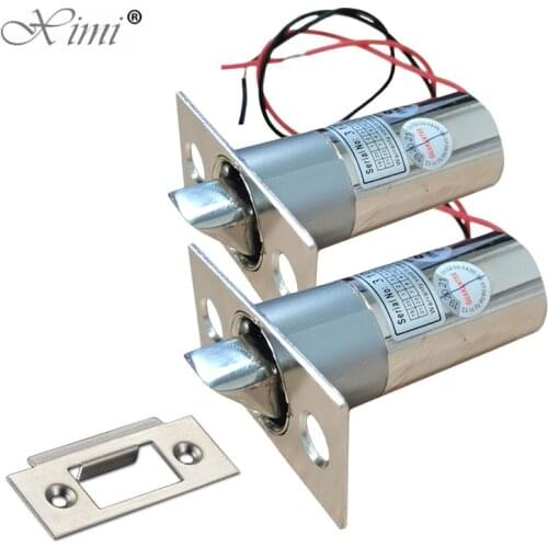 Mini NC/NO Electric Lock Magnetic Output DC12V Mortise Door Lock Fail Safe fail Secure fechadura eletronica