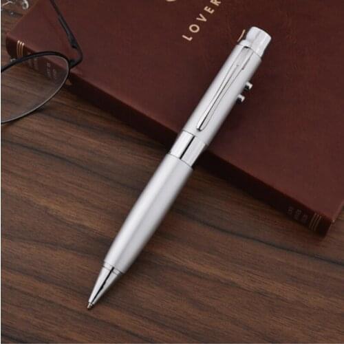 Fashion White Laser Pointer USB2.0 Flashdrive Signature Ballpoint Pen Custom LOGO 2GB 4GB 8GB 16GB 32GB 64GB