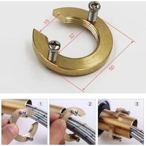 Brass C Type Tap Faucet Anti-loosing Nut Cap Fixing Fitting Kit Kitchen Wash Basin Tool Set Fastening Circlip Washer Accessory