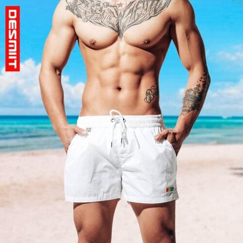 2021 New Swimwear Tethering Swimsuit Beach Pants Loose With Pocket Swimming Trunks Quick Drying Mens Shorts Sport For Bathing