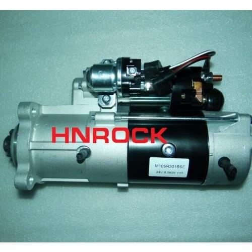 NEW 24V STARTER MOTOR L300H-3708100 M105R3015SE M105R3060SE FOR SHANGCHAI ENGINE 6135 FOR YUCHAI 6M