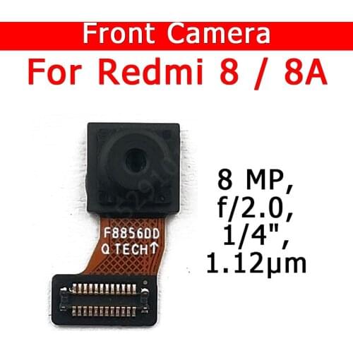 Original Front Camera For Xiaomi Redmi 8 A 8A Redmi8 Redmi8A Front Small Facing Camera Module Flex Cable Replacement Spare Parts
