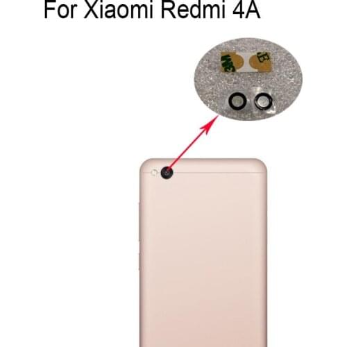 Original New For Xiaomi Redmi 4A 4a Rear Back Camera Glass Lens For Xiaomi Redmi 4 A Repair Spare Parts For Xiaomi Redmi 4A