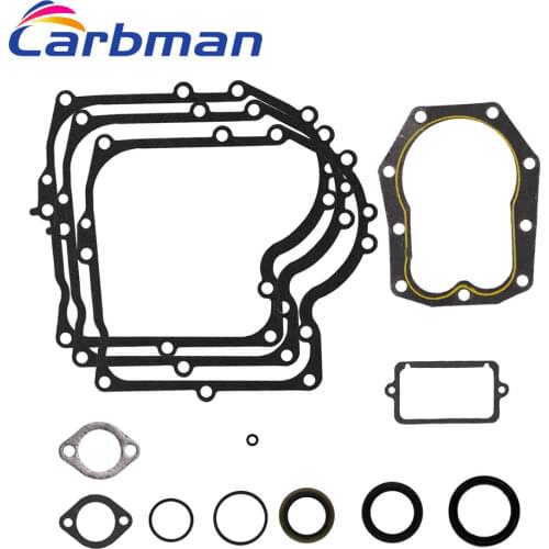Carbman One Set Complete VALVE Gasket Kit For Briggs & Stratton 494241 & 490525 Gasket Kit Engine Set