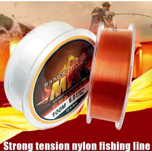 Strong Tension Nylon Fishing Line More Wear Resistance Durability Fishing Line Used For Sea Fishing Large Fishes Linha Angeln