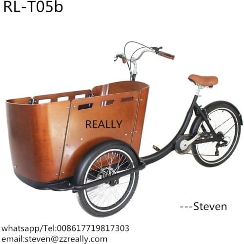 RL-T05 3 wheels bike trike tricycle children bike cargo bicycle shopping bike family used cart