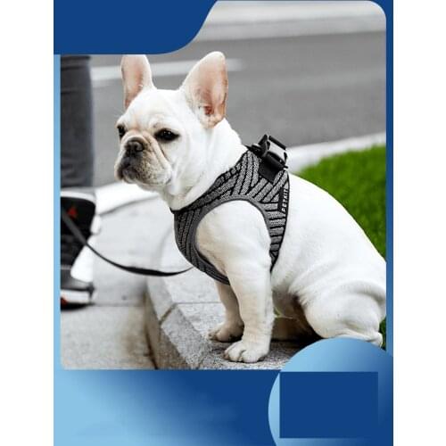 Pet supplies Dog leash pet chest harness chest harness cat dog chain dog leash vest type small and medium pet supplies