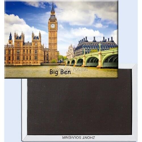 Tourist Refrigerator Magnets 78*54mm,Big-Ben-London Tourist attraction Souvenir Fridge Magnets 20729