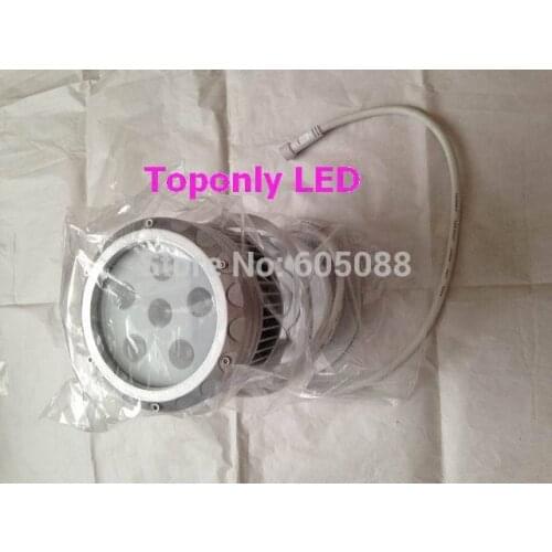 IP65 outdoor DC24v 18w Edison rgb led mini projector,round wall washer,silver shell, CE&ROHS,24pcs/lot DHL free shipping