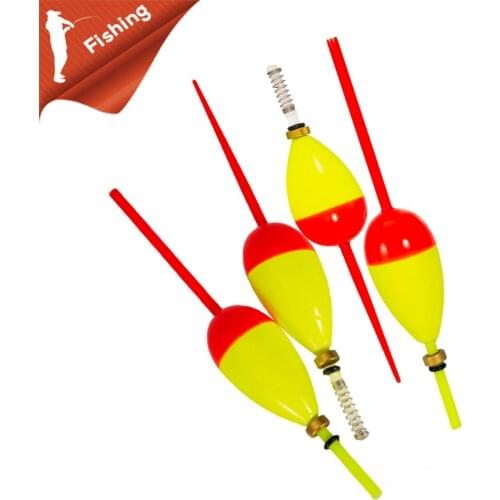Spring Fishing Floats Bobbers Balsa Wooden Slip Float With Lead Panfish Crappie Fishing Floaters