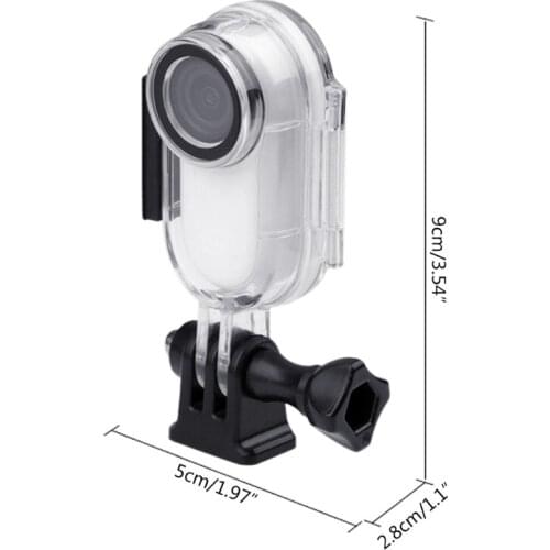 30m Waterproof Case Housing Set + Diving Floating Hand Grip for Insta 360 Go 2