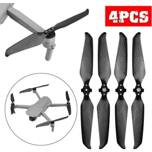 4PCS Propellers Carbon Fiber Propeller Low Noise Quick Release Foldable Props Blade For DJI Mavic Air 2 Propellers Accessories