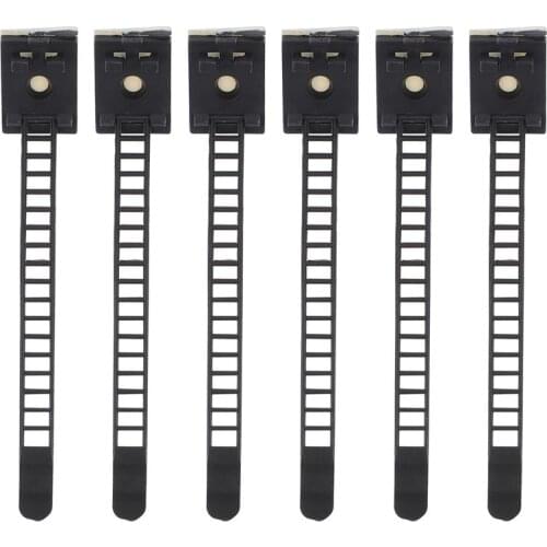 50Pcs Premium Adhesive Cable Straps Wire Ties Wire Cord Holder Home Supplies